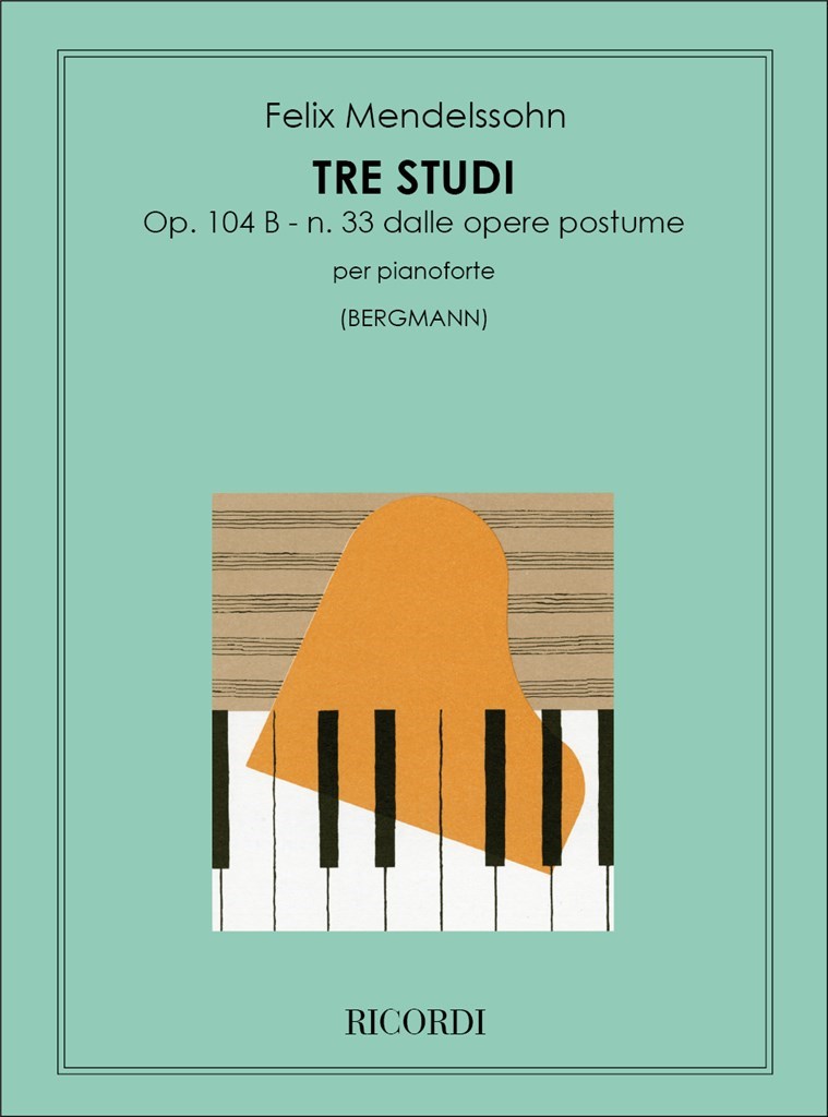 3 Studi Op. 104 B - N. 33 Delle Opere Postume